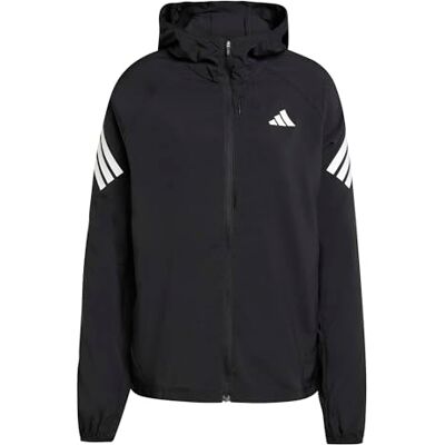 adidas dames Adi365 Running Iconic Hooded Coat, black, XL adidas dames Adi365 Running Iconic Hooded Coat, black, XL