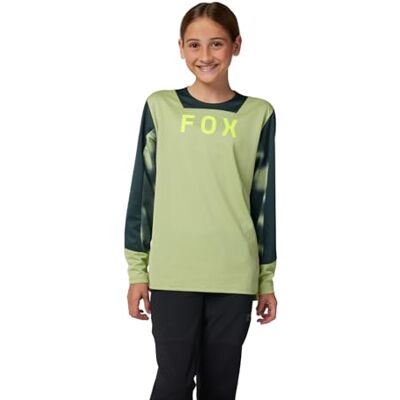 Fox Racing LANGE MOUW FIETS JERSEY FOX JUNIOR DEFEND TAUNT PALE GREEN YM Fox Racing LANGE MOUW FIETS JERSEY FOX JUNIOR DEFEND TAUNT PALE GREEN YM