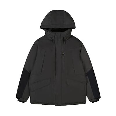 Champion Legacy Outdoor C-Tech (220355) WR Poly Cotton Woven 252 gr Hooded Jacket, Antracietgrijs (PHA/NBK), L Heren FW24, antraciet (PHA/NBK), L Champion Legacy Outdoor C-Tech (220355) WR Poly Cotton Woven 252 gr Hooded Jacket, Antracietgrijs (PHA/NBK), L Heren FW24, antraciet (PHA/NBK), L
