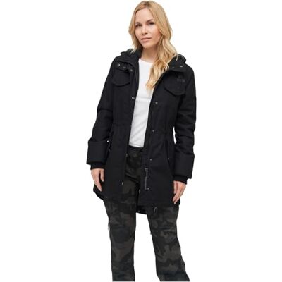 Brandit Mash Lake Parka Girls Parka zwart 80% polyester, 20% wol Basics Brandit Mash Lake Parka Girls Parka zwart 80% polyester, 20% wol Basics