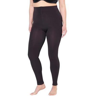 Ulla Popken Grote maten, grote maten, plussize, thermo-kousversteviging, zachte voering, elastische tailleband, mahoniebruin, 62-64 Ulla Popken Grote maten, grote maten, plussize, thermo-kousversteviging, zachte voering, elastische tailleband, mahoniebruin, 62-64