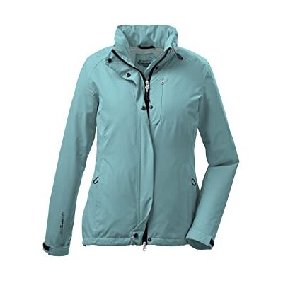 killtec Women's Functioneel jack met oprolbare capuchon, opvouwbaar KOS 25 WMN JCKT, aqua, 38, 38287-000 killtec Women's Functioneel jack met oprolbare capuchon, opvouwbaar KOS 25 WMN JCKT, aqua, 38, 38287-000