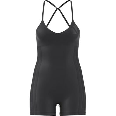 adidas Mujer Power Essentials Workout Shine Onesie, grey six, XXS adidas Mujer Power Essentials Workout Shine Onesie, grey six, XXS