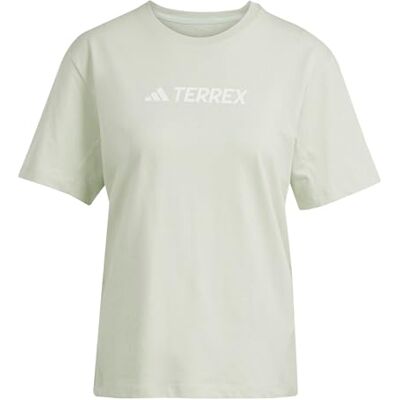 adidas Dames Terrex Classic Logo T-shirt, linen green, L adidas Dames Terrex Classic Logo T-shirt, linen green, L