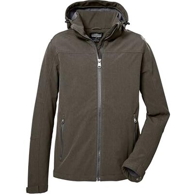 killtec Mannen Softshell-jas, green anthracite, 41114-000 killtec Mannen Softshell-jas, green anthracite, 41114-000