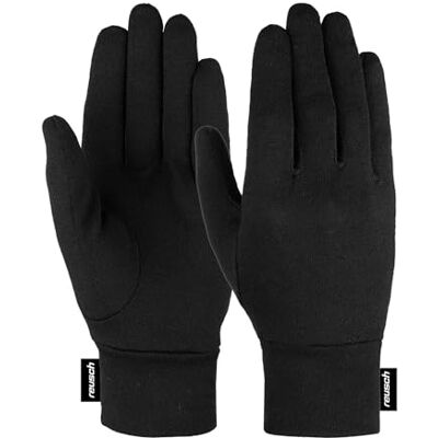 Reusch unisex volwassen Merino Wol Conductive Multifunctionele en ademende winterhandschoen gemaakt van wol, Zwart, 10 Reusch unisex volwassen Merino Wol Conductive Multifunctionele en ademende winterhandschoen gemaakt van wol, Zwart, 10