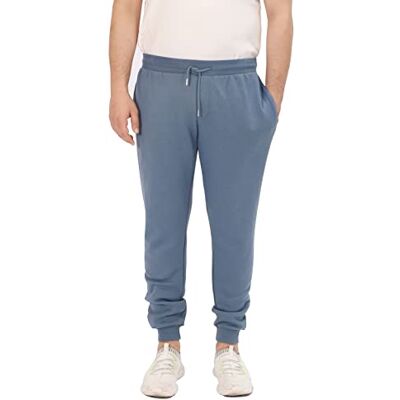 M17 Heren slanke been joggingbroek casual broek broek joggingbroek trainingspak gym manchetten zoom zakken, Denim Blauw, S M17 Heren slanke been joggingbroek casual broek broek joggingbroek trainingspak gym manchetten zoom zakken, Denim Blauw, S