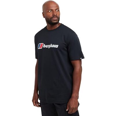 Berghaus Heren klasse XL-Logo T-shirt, zwart/zwart, M Berghaus Heren klasse XL-Logo T-shirt, zwart/zwart, M