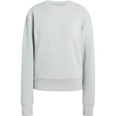 adidas Mujer D4T Workout Warm Up Crew Neck, Wonder Sage, XL adidas Mujer D4T Workout Warm Up Crew Neck, Wonder Sage, XL