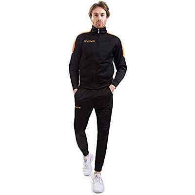 Givova - Revolution TR033F-1028 - Zwart - XS - Tracksuit Givova - Revolution TR033F-1028 - Zwart - XS - Tracksuit