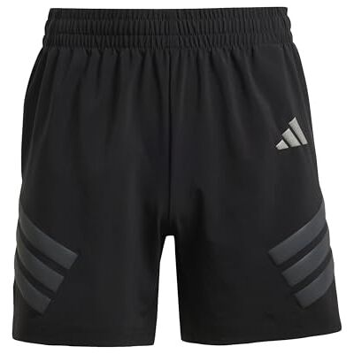 adidas Jongens PACE PATH WOVEN SHORTS, black/REFLECTIVE SILVER, 11-12 Years adidas Jongens PACE PATH WOVEN SHORTS, black/REFLECTIVE SILVER, 11-12 Years
