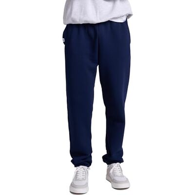 Russell Athletic Russell heren atletic Dri Power fleece joggingbroek met elastische zoom, losse pasvorm, vochtafvoerend met of zonder zakken Russell Athletic Russell heren atletic Dri Power fleece joggingbroek met elastische zoom, losse pasvorm, vochtafvoerend met of zonder zakken