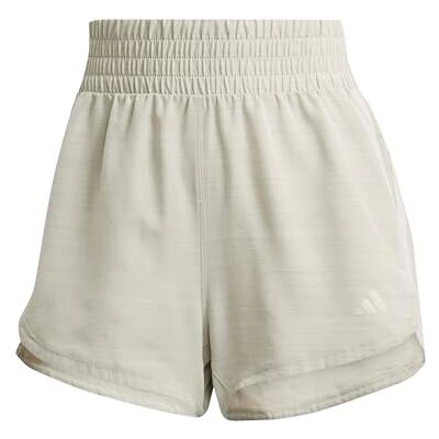 adidas Dames Pacer Training 3-Stripes Woven High-Rise Shorts, Wonder Alumina Mel/Wonder Alumina, S 5 inch adidas Dames Pacer Training 3-Stripes Woven High-Rise Shorts, Wonder Alumina Mel/Wonder Alumina, S 5 inch