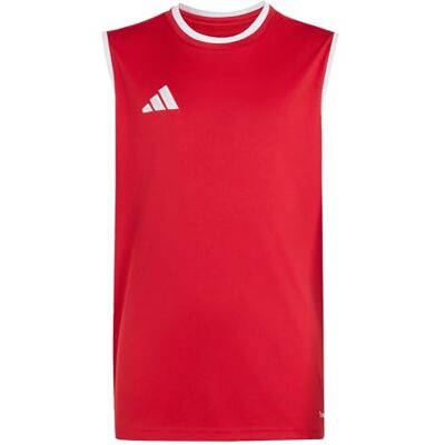 adidas uniseks-kind Entrada26 Sleeveless Jersey Kids Shirt, team power red 2/white, 7-8 Years adidas uniseks-kind Entrada26 Sleeveless Jersey Kids Shirt, team power red 2/white, 7-8 Years