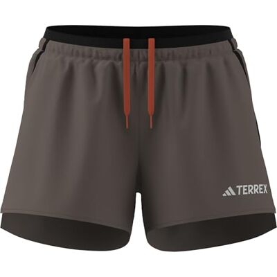 adidas Mujer Terrex Multi Light Shorts, trace brown, L Long adidas Mujer Terrex Multi Light Shorts, trace brown, L Long