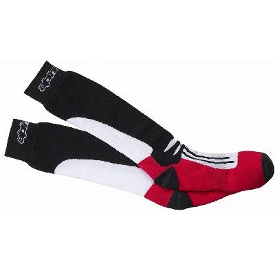 Alpinestars Racing Road Socks Zwart/Rood, L-XXL Alpinestars Racing Road Socks Zwart/Rood, L-XXL