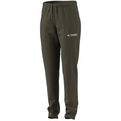 adidas Mujer Terrex Multi Essentials Stretch Pants, olive strata, L adidas Mujer Terrex Multi Essentials Stretch Pants, olive strata, L