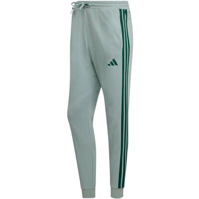 adidas Hombre ESSENTIAL THREE STRIPES FLEECE PANT, Wonder Sage/collegiate green, S adidas Hombre ESSENTIAL THREE STRIPES FLEECE PANT, Wonder Sage/collegiate green, S