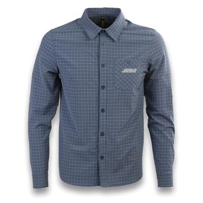 Ande Herenhemd Arizona – lange mouwen, ademend, voor trekking en outdoor Almarea+5, Blauw, S Ande Herenhemd Arizona – lange mouwen, ademend, voor trekking en outdoor Almarea+5, Blauw, S