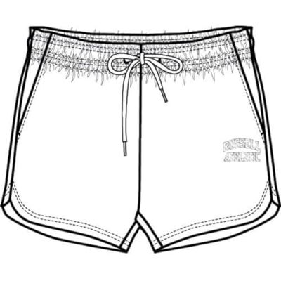 Russell Athletic AWR A31061 Shorts Blanco - Shorts Russell Athletic AWR A31061 Shorts Blanco - Shorts