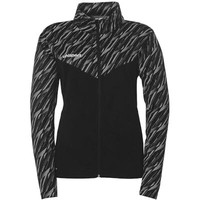 Uhlsport Voetbal Progressive 28 Poly damesjack trainingsjack sportjack sweatshirt zonder capuchon met opstaande kraag en zakken met ritssluiting getailleerde snit Uhlsport Voetbal Progressive 28 Poly damesjack trainingsjack sportjack sweatshirt zonder capuchon met opstaande kraag en zakken met ritssluiting getailleerde snit