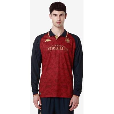 Kappa Kombat Third Versailles LS ACT Jersey Versailles Man Maat 2XL Rood/Blauw DK/Goud Kappa Kombat Third Versailles LS ACT Jersey Versailles Man Maat 2XL Rood/Blauw DK/Goud
