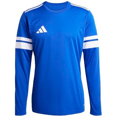 adidas heren Squadra25 Jersey Long Sleeve Shirt, team royal blue/white, XS adidas heren Squadra25 Jersey Long Sleeve Shirt, team royal blue/white, XS