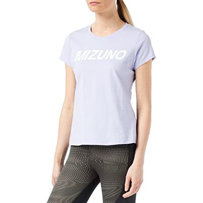 Mizuno T-shirt voor dames, K2GA1822, violet glow, maat XS, Violet Glow, XS Mizuno T-shirt voor dames, K2GA1822, violet glow, maat XS, Violet Glow, XS