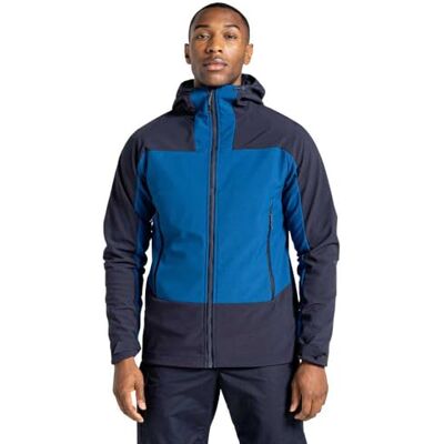 Craghoppers Expert Active Softshell met capuchon, Poseidon Blauw/Donker Navy, L Craghoppers Expert Active Softshell met capuchon, Poseidon Blauw/Donker Navy, L
