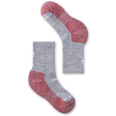 Smartwool Hike Light Cushion Crew Sokken voor kinderen Light Gray 29-32 Smartwool Hike Light Cushion Crew Sokken voor kinderen Light Gray 29-32