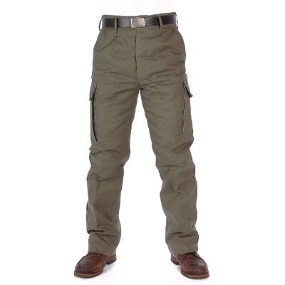 Mil-Tec BW Moleskinbroek met thermovoering, olijf Mil-Tec BW Moleskinbroek met thermovoering, olijf