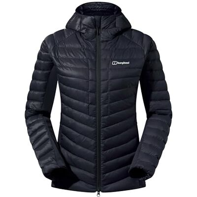 Berghaus Tephra Stretch Reflect 2.0 Hoody voor dames, Zwart/Zwart, 42 Berghaus Tephra Stretch Reflect 2.0 Hoody voor dames, Zwart/Zwart, 42