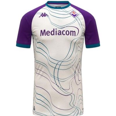 Kappa Mokibapre Pro Fiorentina Herenshirt, wit, Act Jersey, uniseks, volwassenen Kappa Mokibapre Pro Fiorentina Herenshirt, wit, Act Jersey, uniseks, volwassenen