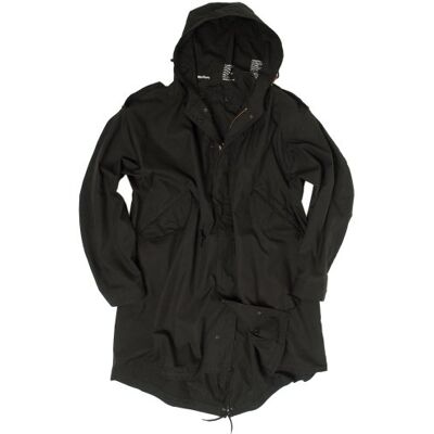 Mil-Tec US Army Olive Drab M51 Fishtail winterparka met capuchon, jas met voering Mil-Tec US Army Olive Drab M51 Fishtail winterparka met capuchon, jas met voering
