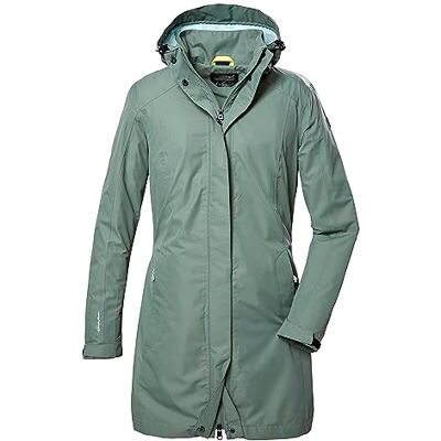 killtec Dames Functioneel jack/outdoorjack met afritsbare capuchon KOS 44 WMN PRK, pale green, 38, 41284-000 killtec Dames Functioneel jack/outdoorjack met afritsbare capuchon KOS 44 WMN PRK, pale green, 38, 41284-000