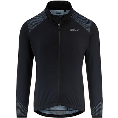 Briko - WINTERTIDE JERSEY - Zwart-Grijs - S - Jersey Briko - WINTERTIDE JERSEY - Zwart-Grijs - S - Jersey
