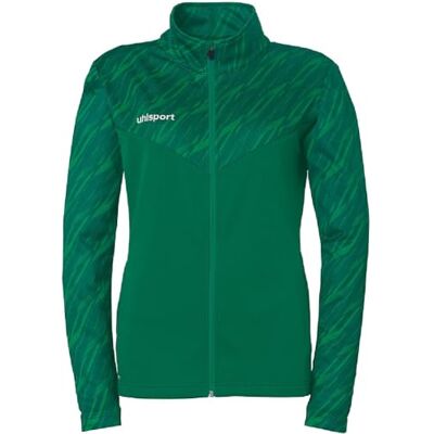 Uhlsport Voetbal Progressive 28 Poly damesjack trainingsjack sportjack sweatshirt zonder capuchon met opstaande kraag en zakken met ritssluiting getailleerde snit Uhlsport Voetbal Progressive 28 Poly damesjack trainingsjack sportjack sweatshirt zonder capuchon met opstaande kraag en zakken met ritssluiting getailleerde snit