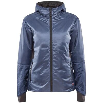 Craft ADV Explore Lichtgewicht damesjack XXL Flow opvouwbare outdoorjas dames PrimaLoft-isolatie 2 zakken met ritssluiting capuchon stretchinzetstukken wandeljas dames Craft ADV Explore Lichtgewicht damesjack XXL Flow opvouwbare outdoorjas dames PrimaLoft-isolatie 2 zakken met ritssluiting capuchon stretchinzetstukken wandeljas dames