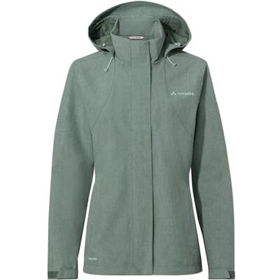 VAUDE Rosemoor Jacket II, regenjas voor dames, waterdicht en ademend, functionele 2-laagse outdoorjas, waterkolom 10.000 mm, overgangsjas of fietsjas VAUDE Rosemoor Jacket II, regenjas voor dames, waterdicht en ademend, functionele 2-laagse outdoorjas, waterkolom 10.000 mm, overgangsjas of fietsjas