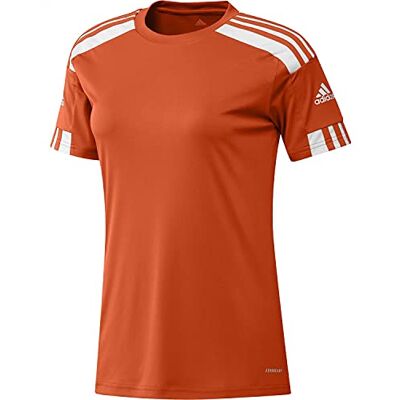 adidas dames T-shirt met korte mouwen Squadra 21 Jersey, Team Orange / White, S adidas dames T-shirt met korte mouwen Squadra 21 Jersey, Team Orange / White, S