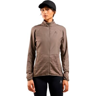 ODLO Dames Jas RUN EASY WARM HYBRID - vrouw - cinder - XS ODLO Dames Jas RUN EASY WARM HYBRID - vrouw - cinder - XS