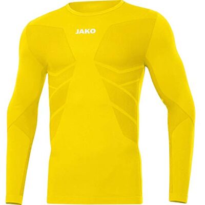 JAKO Comfort 2.0 Met Lange Mouwen, Uniseks-Kind, Citroen, XS JAKO Comfort 2.0 Met Lange Mouwen, Uniseks-Kind, Citroen, XS