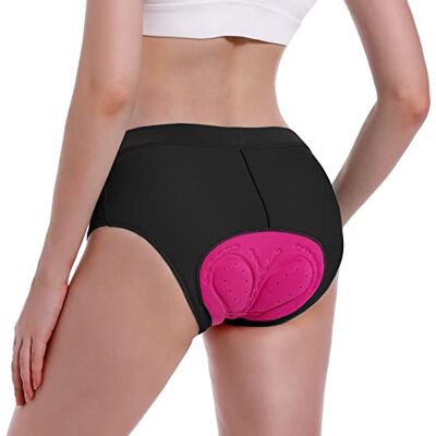 MEETWEE Fietsshorts voor dames, 4D-broek, gevoerd, voor dames, fietsbroek, fietsbroek, onderkleding, fietsen, mountainbike, paardrijden MEETWEE Fietsshorts voor dames, 4D-broek, gevoerd, voor dames, fietsbroek, fietsbroek, onderkleding, fietsen, mountainbike, paardrijden