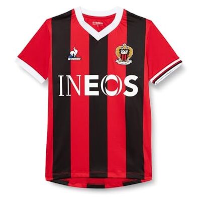 Le Coq Sportif OGC Nice Tricot replica Dom SP 23 Enf Red N/Black 12 jaar jongen, Rood N/Zwart, 12 jaar Le Coq Sportif OGC Nice Tricot replica Dom SP 23 Enf Red N/Black 12 jaar jongen, Rood N/Zwart, 12 jaar