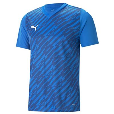 Puma Unisex Sportshirt - 116 - Blauw Puma Unisex Sportshirt - 116 - Blauw