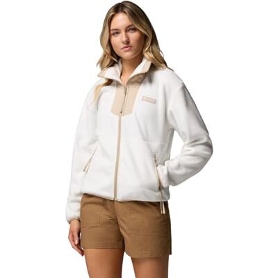 Columbia Sequoia Grove fleece jas met volledige rits, fleecejack met volledige rits, Sea Salt/Ancient Fossil, M Columbia Sequoia Grove fleece jas met volledige rits, fleecejack met volledige rits, Sea Salt/Ancient Fossil, M