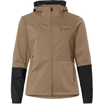 VAUDE Damen Funktionsjacke Wo Qimsa Hooded Softshell Jacket II - female - oat - 38 VAUDE Damen Funktionsjacke Wo Qimsa Hooded Softshell Jacket II - female - oat - 38