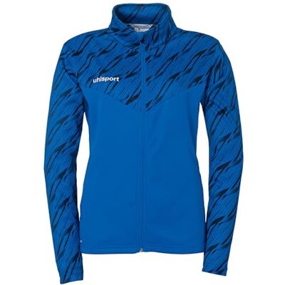 Uhlsport Voetbal Progressive 28 Poly damesjack trainingsjack sportjack sweatshirt zonder capuchon met opstaande kraag en zakken met ritssluiting getailleerde snit Uhlsport Voetbal Progressive 28 Poly damesjack trainingsjack sportjack sweatshirt zonder capuchon met opstaande kraag en zakken met ritssluiting getailleerde snit