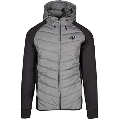 GORILLA WEAR Felton Jacket Gray/Black 2XL GORILLA WEAR Felton Jacket Gray/Black 2XL