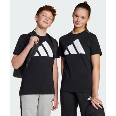 adidas uniseks-kind Essentials Big Logo Shirt, Black/White, 11-12 Years adidas uniseks-kind Essentials Big Logo Shirt, Black/White, 11-12 Years